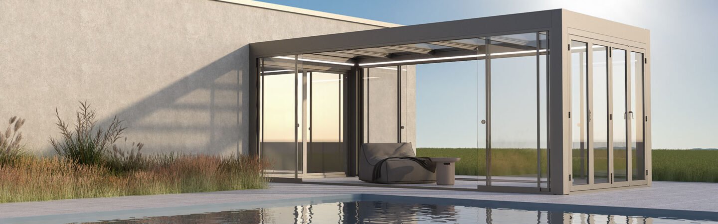 Glass Roof Pergolas for Outdoor Living